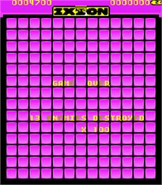 Game Over Screen for Ixion.
