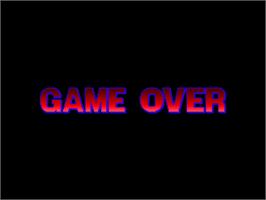 Game Over Screen for Jackie Chan in Fists of Fire.