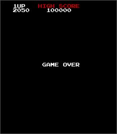 Game Over Screen for Land Sea Air Squad / Riku Kai Kuu Saizensen.