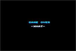 Game Over Screen for Lot Lot.