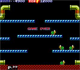 Game Over Screen for Mario Bros..