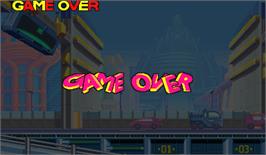 Game Over Screen for Mega Man - The Power Battle.