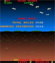 Game Over Screen for Minefield.