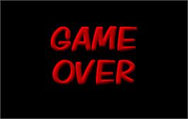 Game Over Screen for NBA Maximum Hangtime.