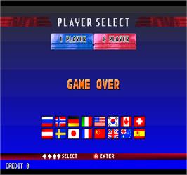 Game Over Screen for Nagano Winter Olympics '98.