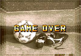 Game Over Screen for Neo-Geo Cup '98 - The Road to the Victory.