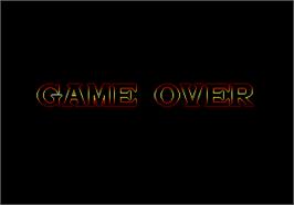 Game Over Screen for Ninja Combat.