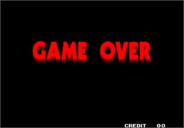 Game Over Screen for Ninja Commando.