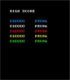 Game Over Screen for Ozon I.