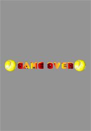 Game Over Screen for Passing Shot.