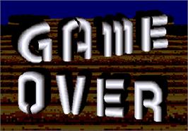 Game Over Screen for Power Drift.