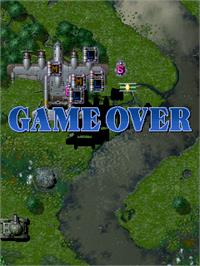 Game Over Screen for Raiden Fighters 2.