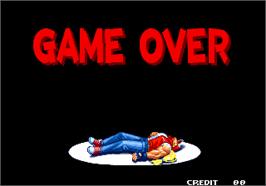 Game Over Screen for Real Bout Fatal Fury 2 - The Newcomers / Real Bout Garou Densetsu 2 - the newcomers.