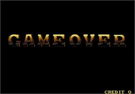 Game Over Screen for Ring Rage.