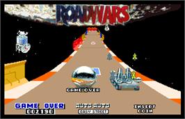 Game Over Screen for RoadWars.