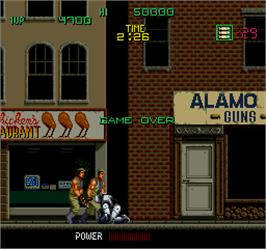 Game Over Screen for Robocop.