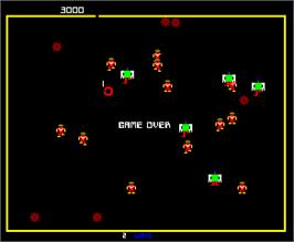 Game Over Screen for Robotron.