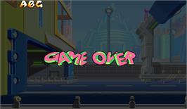 Game Over Screen for Rockman 2: The Power Fighters.