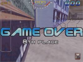 Game Over Screen for San Francisco Rush.