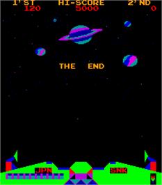 Game Over Screen for Satan of Saturn.