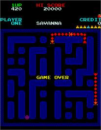 Game Over Screen for Savanna.