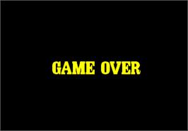Game Over Screen for Sengoku / Sengoku Denshou.
