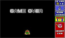 Game Over Screen for Shocking.