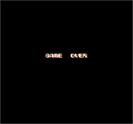Game Over Screen for Shot Rider.