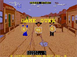 Game Over Screen for Showdown.