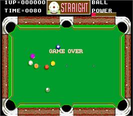 Game Over Screen for Side Pocket.