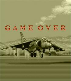 Game Over Screen for Sky Smasher.