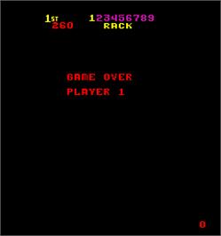 Game Over Screen for Solar Fox.