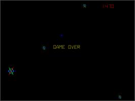Game Over Screen for Space Duel.