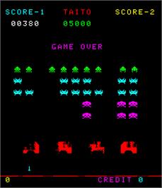 Game Over Screen for Space Invaders Part II.
