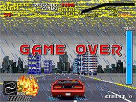 Game Over Screen for Special Criminal Investigation.