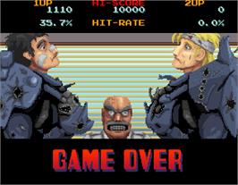 Game Over Screen for Steel Gunner 2.