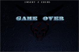 Game Over Screen for Street Fighter: The Movie.