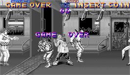 Game Over Screen for Street Smart / Final Fight.