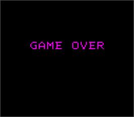 Game Over Screen for SunA Quiz 6000 Academy.