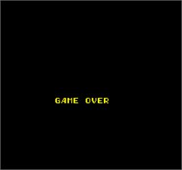 Game Over Screen for Super Cross II.