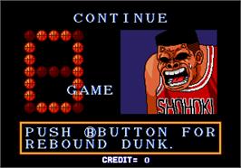 Game Over Screen for Super Slams.