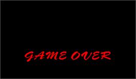 Game Over Screen for Super Spacefortress Macross II / Chou-Jikuu Yousai Macross II.