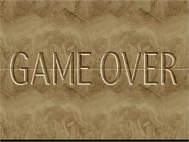 Game Over Screen for Susume! Taisen Puzzle-Dama.