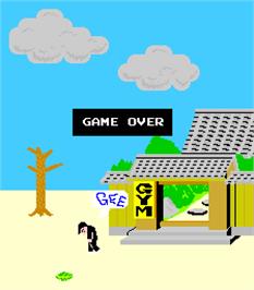 Game Over Screen for Taisen Karate Dou.