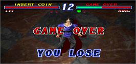 Game Over Screen for Tekken 2 Ver.B.