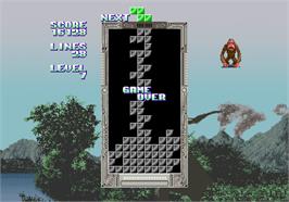 Game Over Screen for Tetris / Bloxeed.