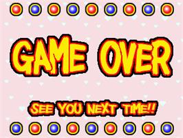 Game Over Screen for Tetris Fighters.