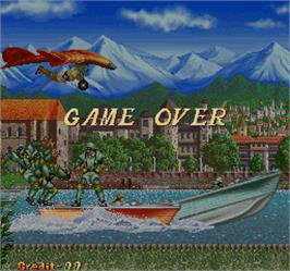 Game Over Screen for The Cliffhanger - Edward Randy.