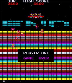 Game Over Screen for The End.