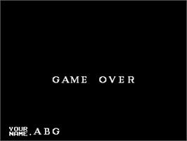 Game Over Screen for The Karate Tournament.